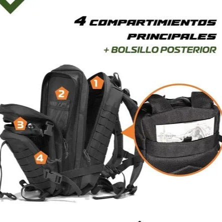 Mochila Tactica Militar Outdoor Pentagon